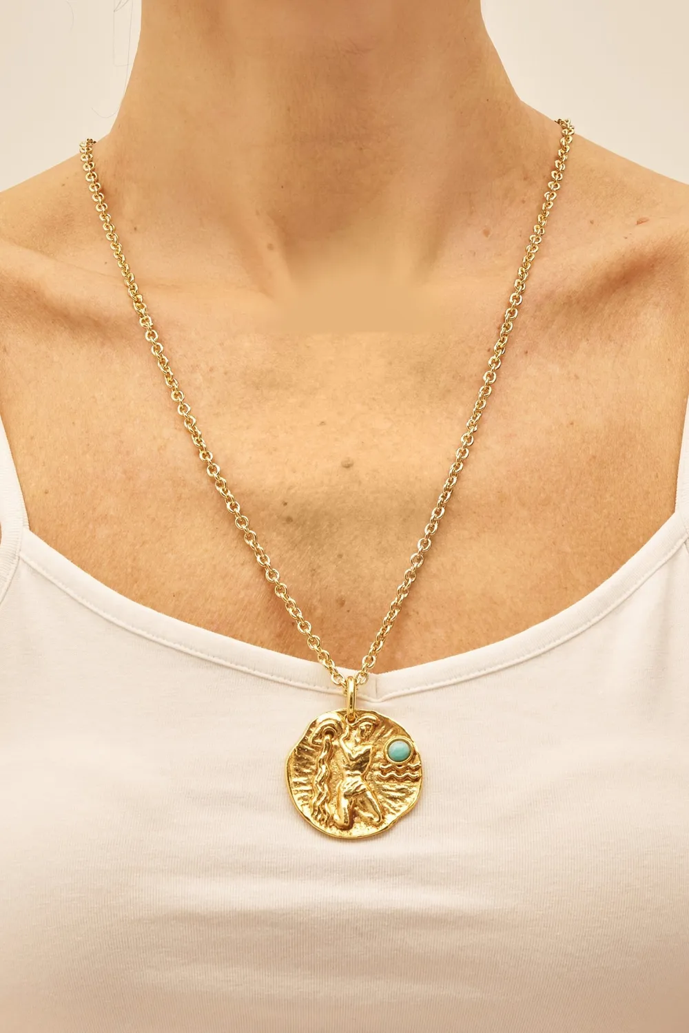 Philippe Ferrandis Astrochic collier médaillon talisman