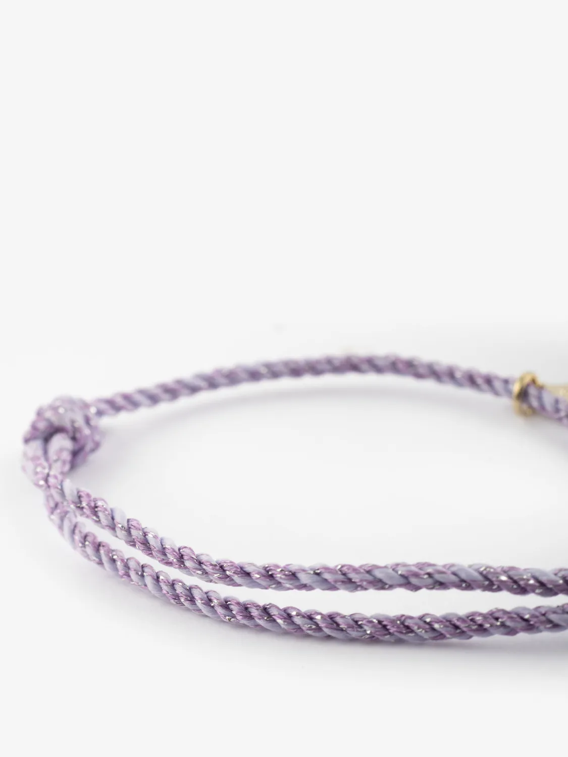 Nach Bijoux Mix and Match bracelet cordon violet personnalisable