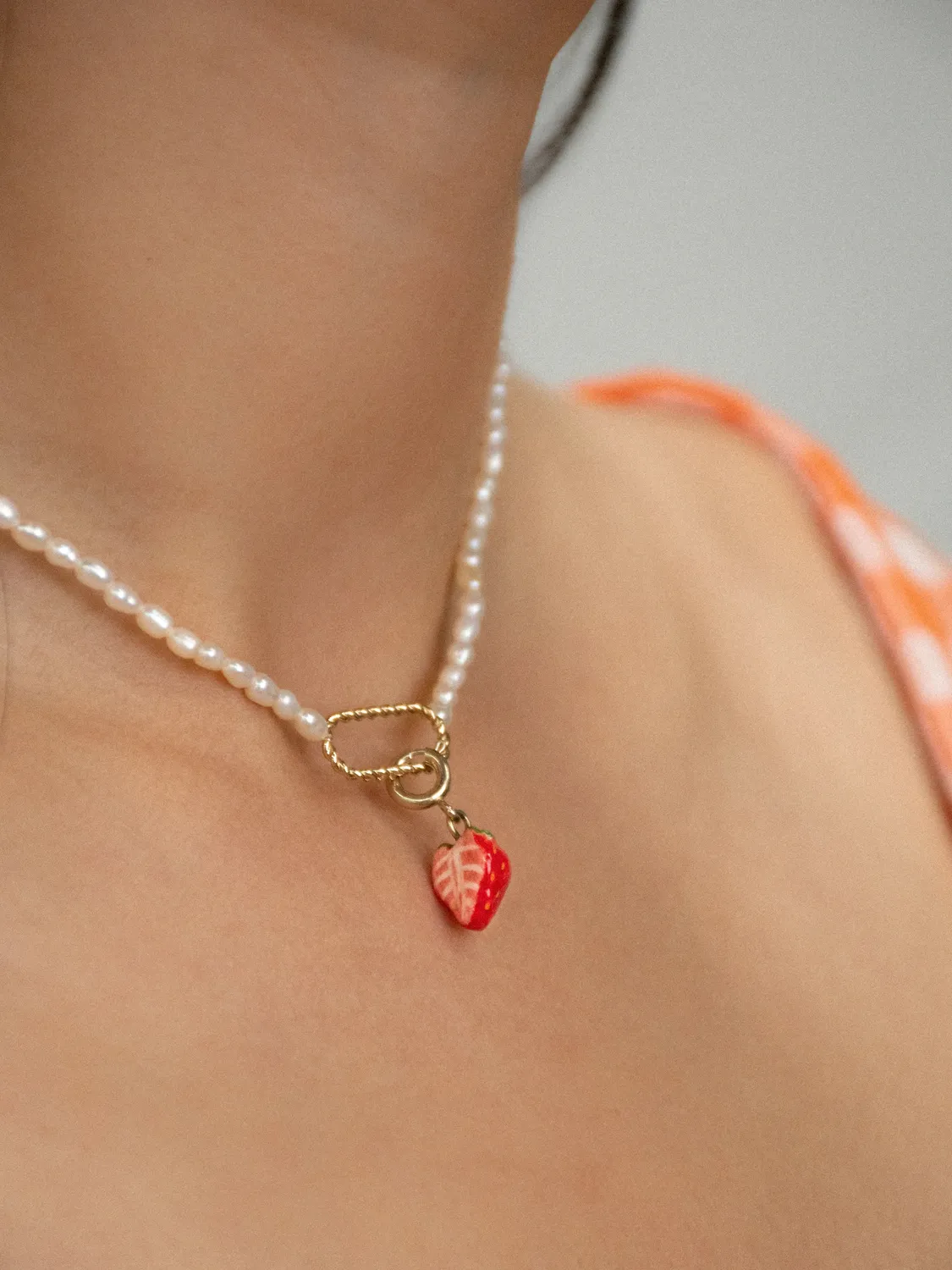 Nach Bijoux Fraise charm’s porcelaine mix and match à associer