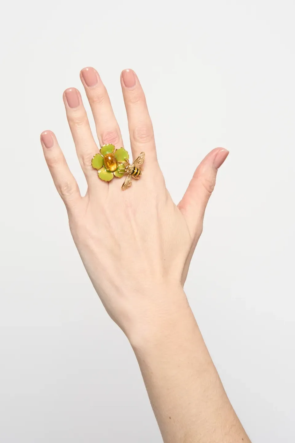 Philippe Ferrandis Bagatelle bague ajustable dorée