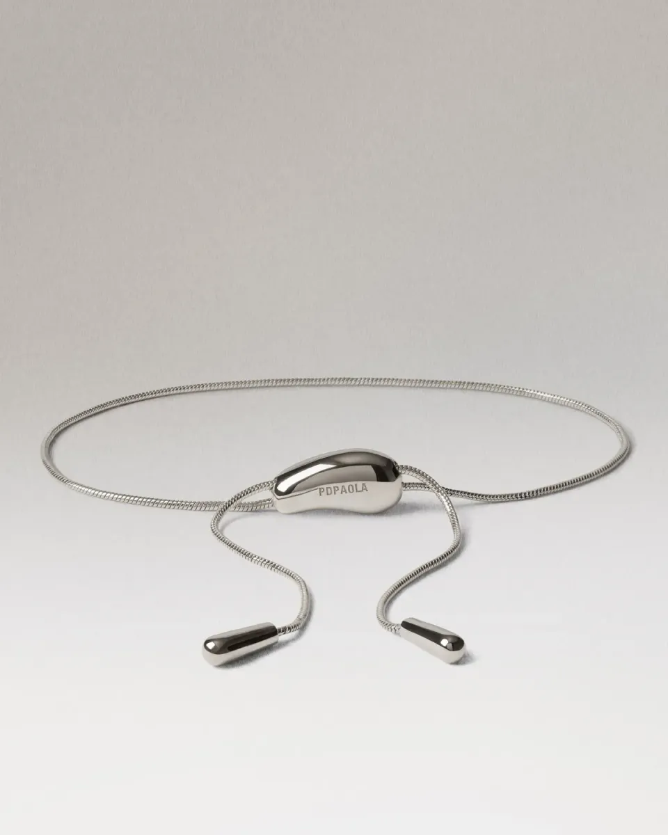 PDPAOLA Rodeo bracelet coulissant argent 25 cm