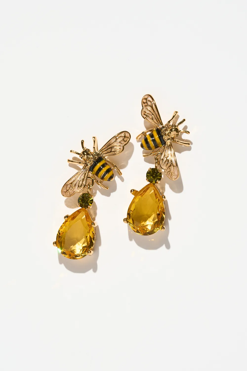 Philippe Ferrandis Bagatelle abeilles boucles clous 4,5 cm