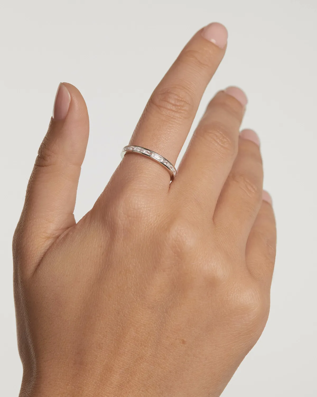 PDPAOLA Viena bague argent zirconia