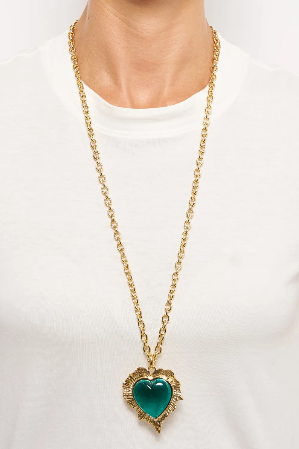 Philippe Ferrandis Break My Heart sautoir pendentif