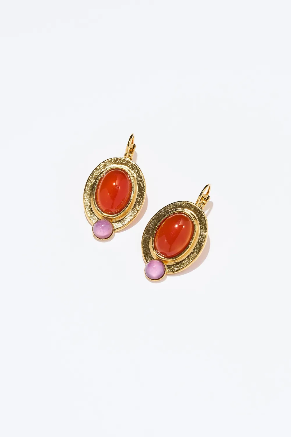 Philippe Ferrandis Baléares dormeuses boucles d'oreilles dorées
