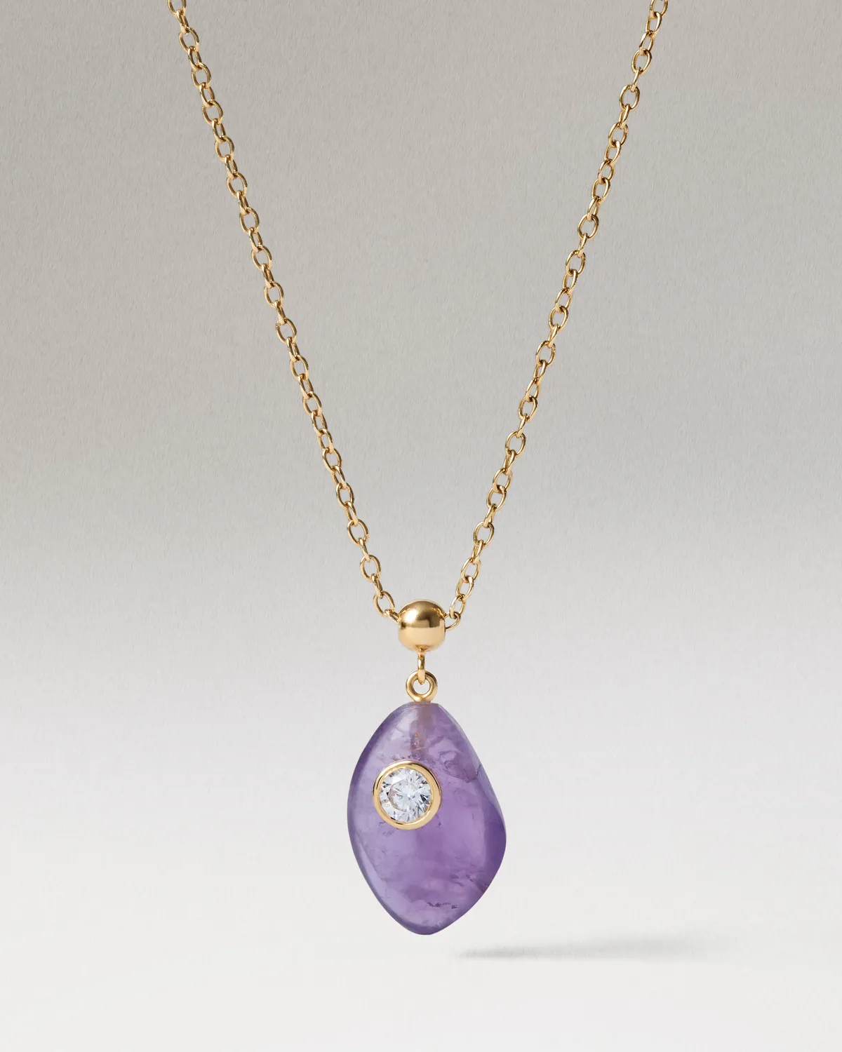 PDPAOLA Balance Amethyst charm breloque améthyste