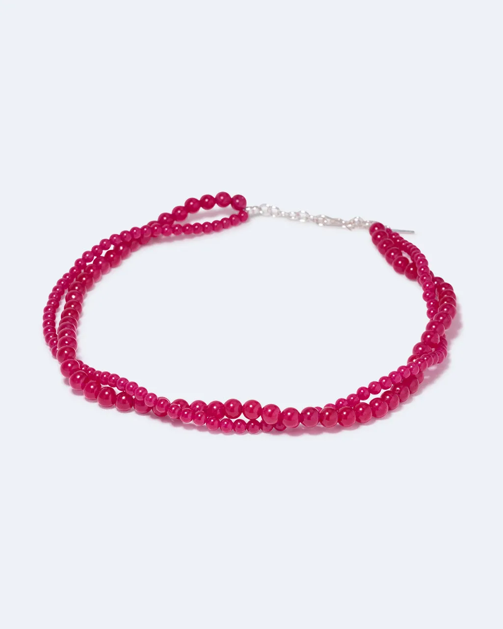 Completedworks Sequence collier calcédoine argent recyclé