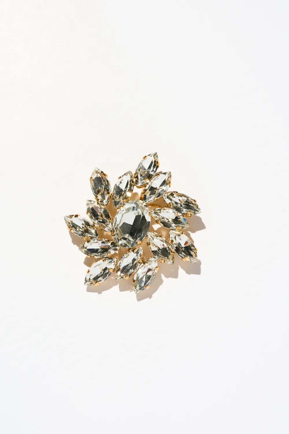 Philippe Ferrandis Paris by Night broche bleue cristal 5 cm