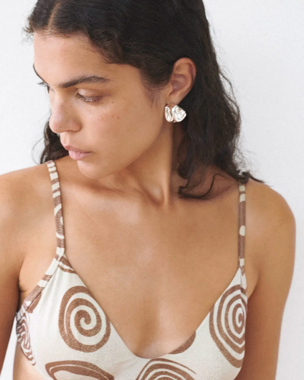 Completedworks Knoll boucles d’oreilles argent recyclé