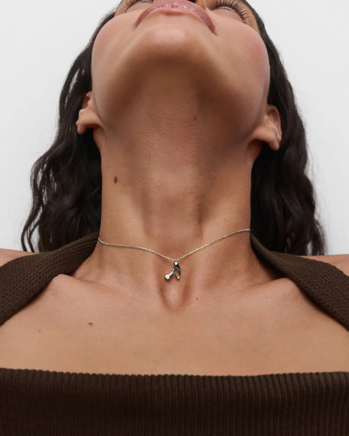 PDPAOLA Initial collier lettre A argent 40-50 cm