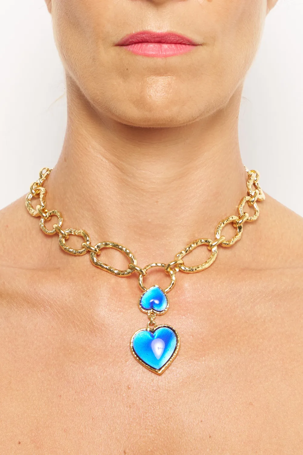 Philippe Ferrandis Break My Heart collier double cœur