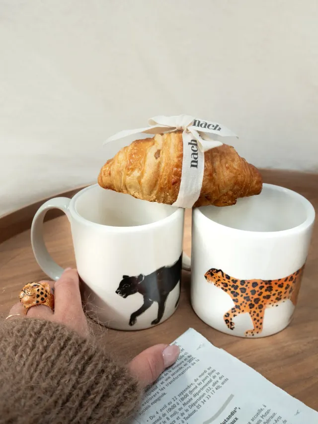 Nach Il était une fois Mug panthère tasse porcelaine