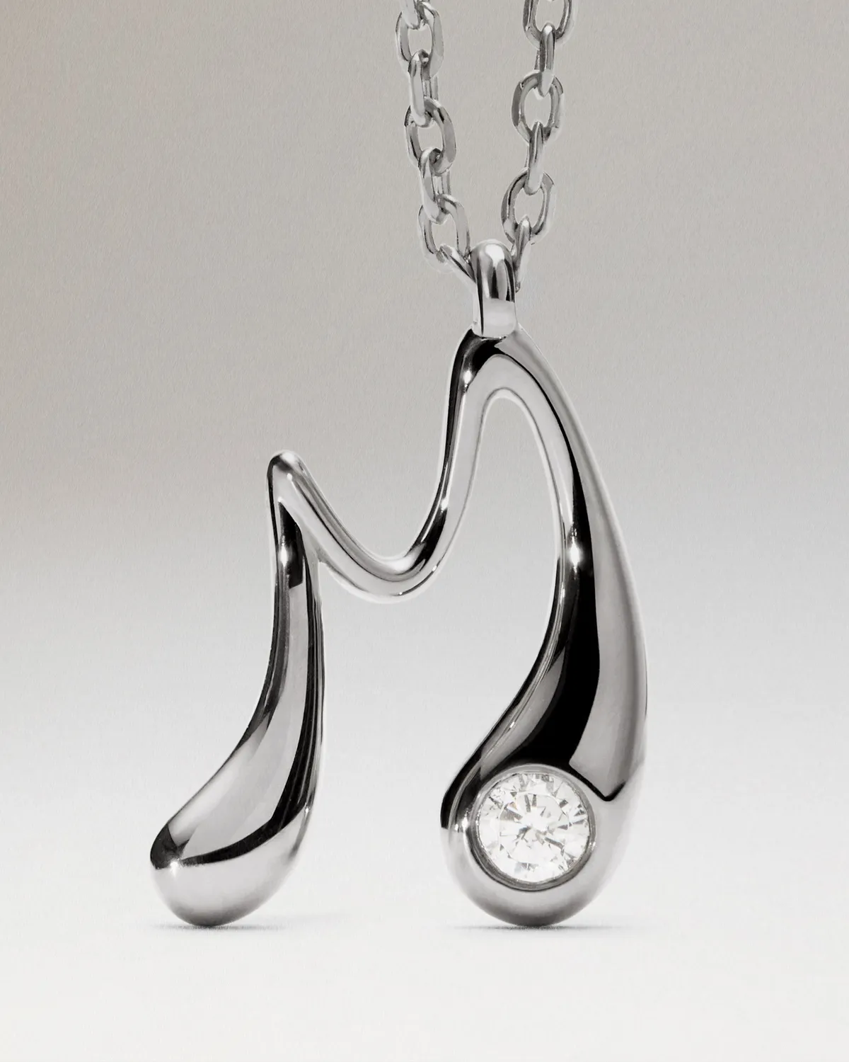 PDPAOLA Initial M collier argent 40-50 cm