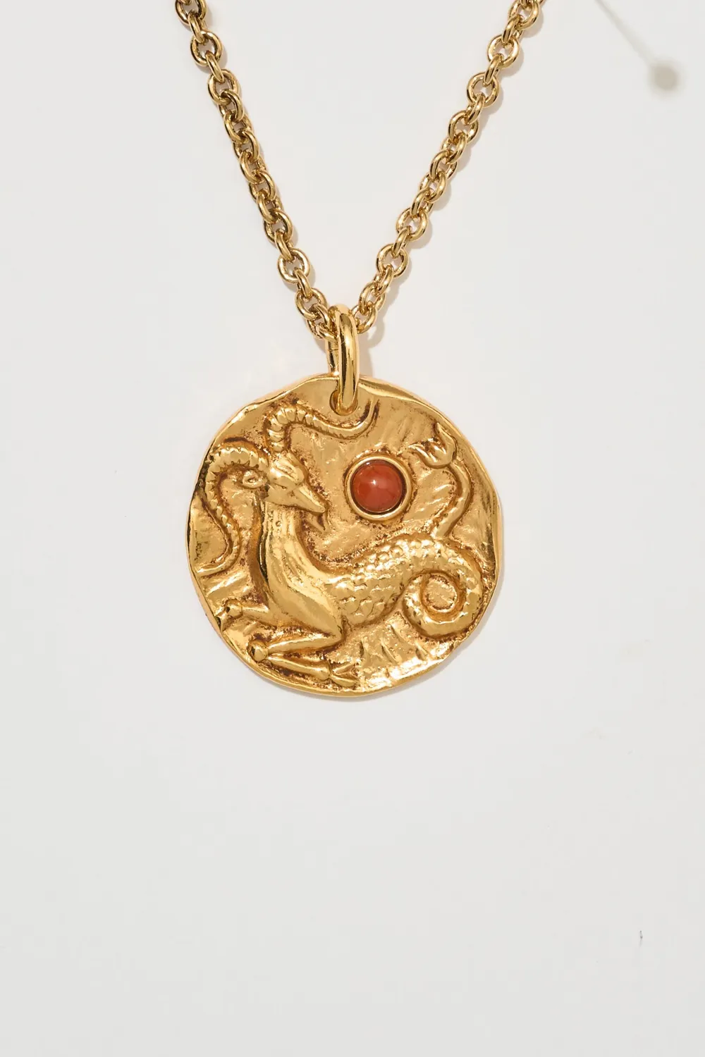 Philippe Ferrandis Astrochic collier médaillon doré