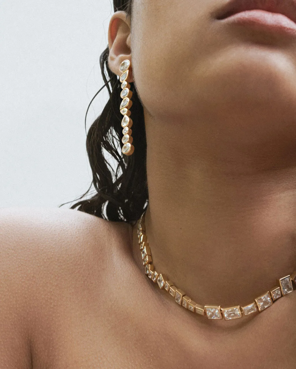 Completedworks Dare collier zirconia vermeil or ras-du-cou