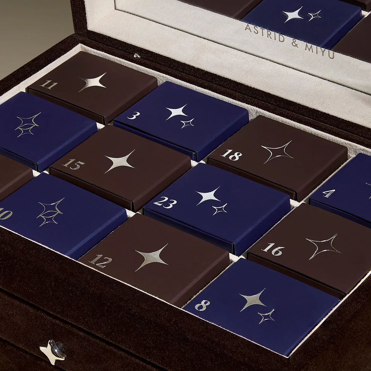 Astrid & Miyu 24 Day Advent Calendar coffret doré 24 cases