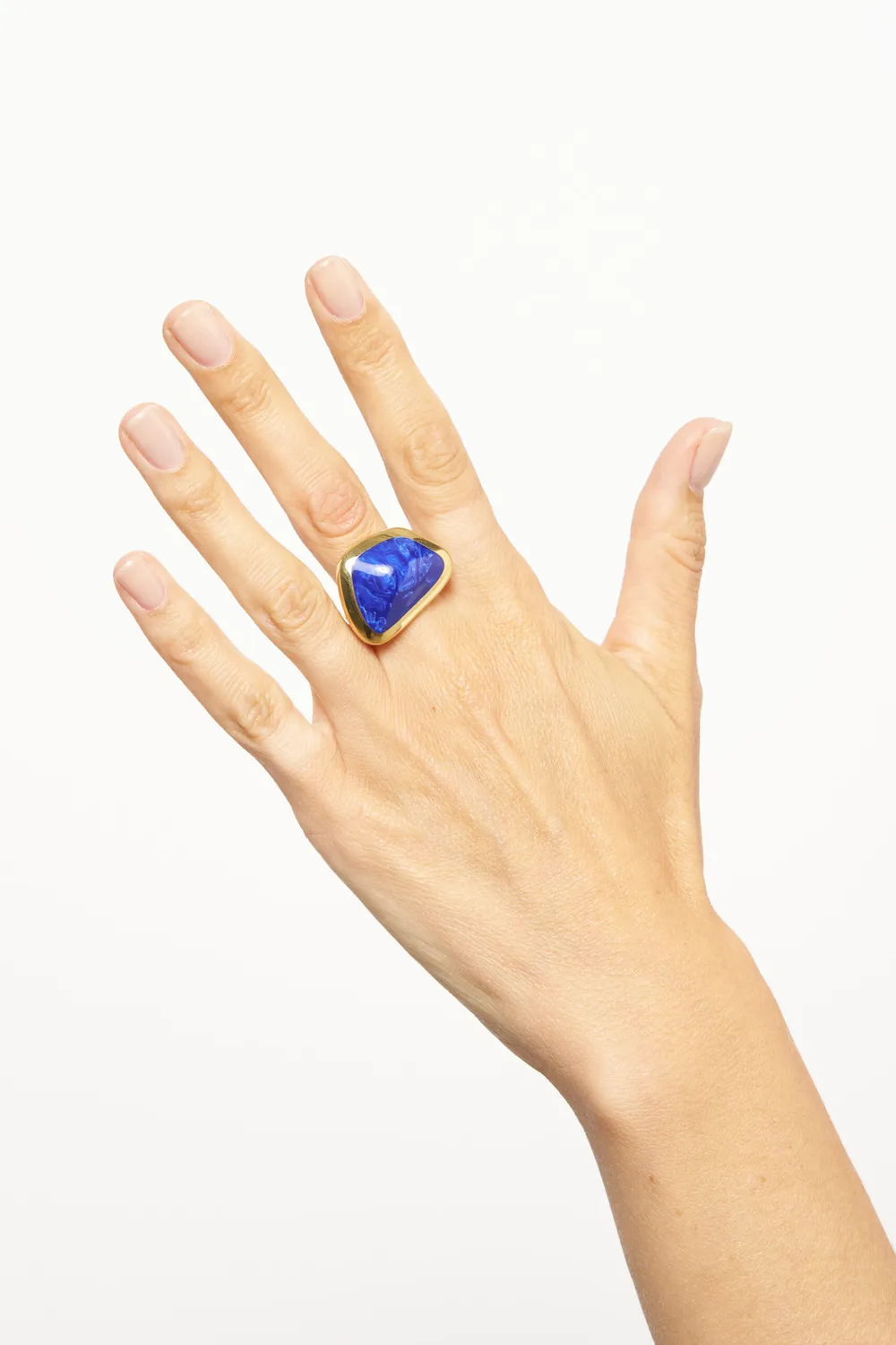 Philippe Ferrandis Riviera bague cocktail dorée