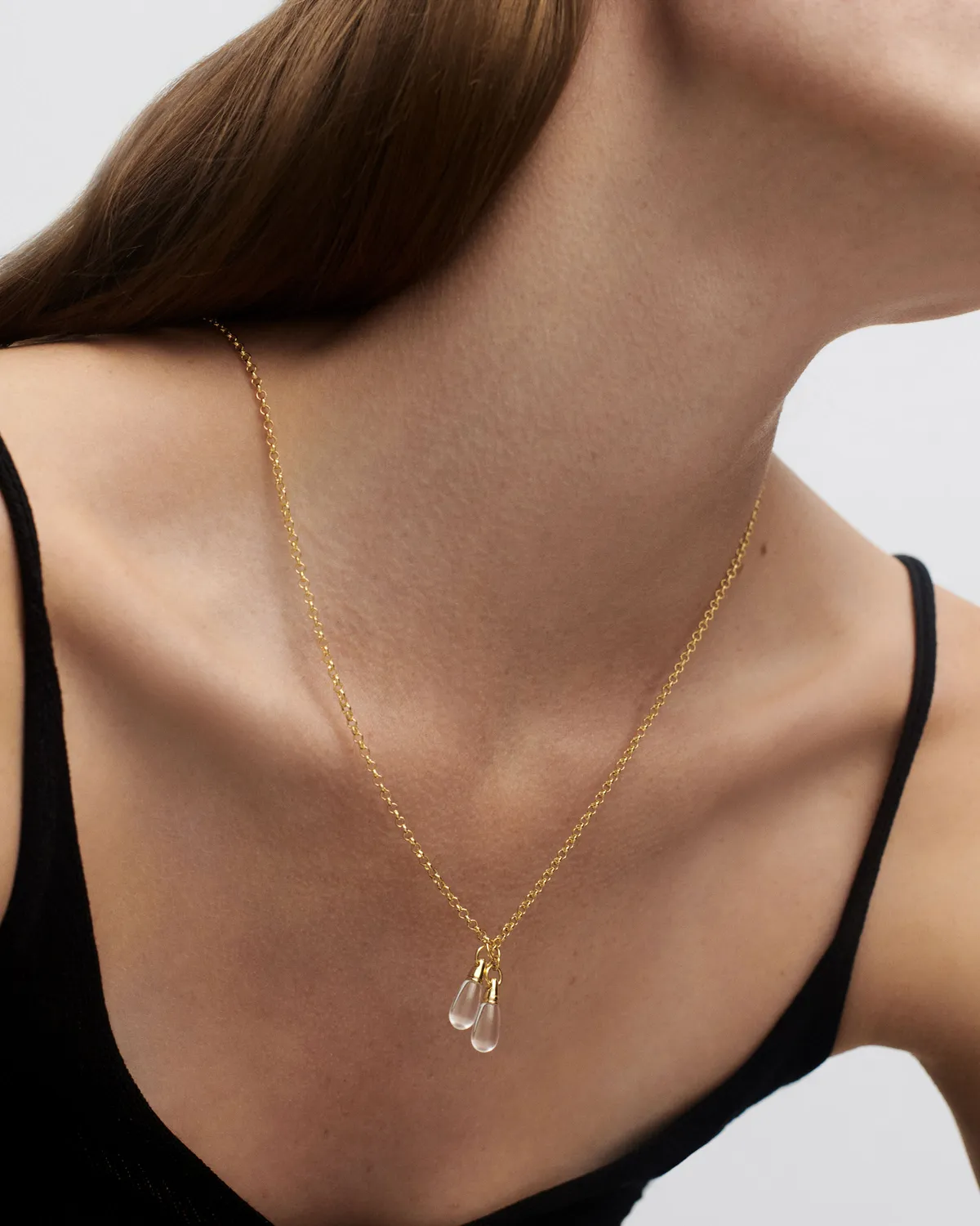 PDPAOLA Tango collier chaîne cristal 65 cm