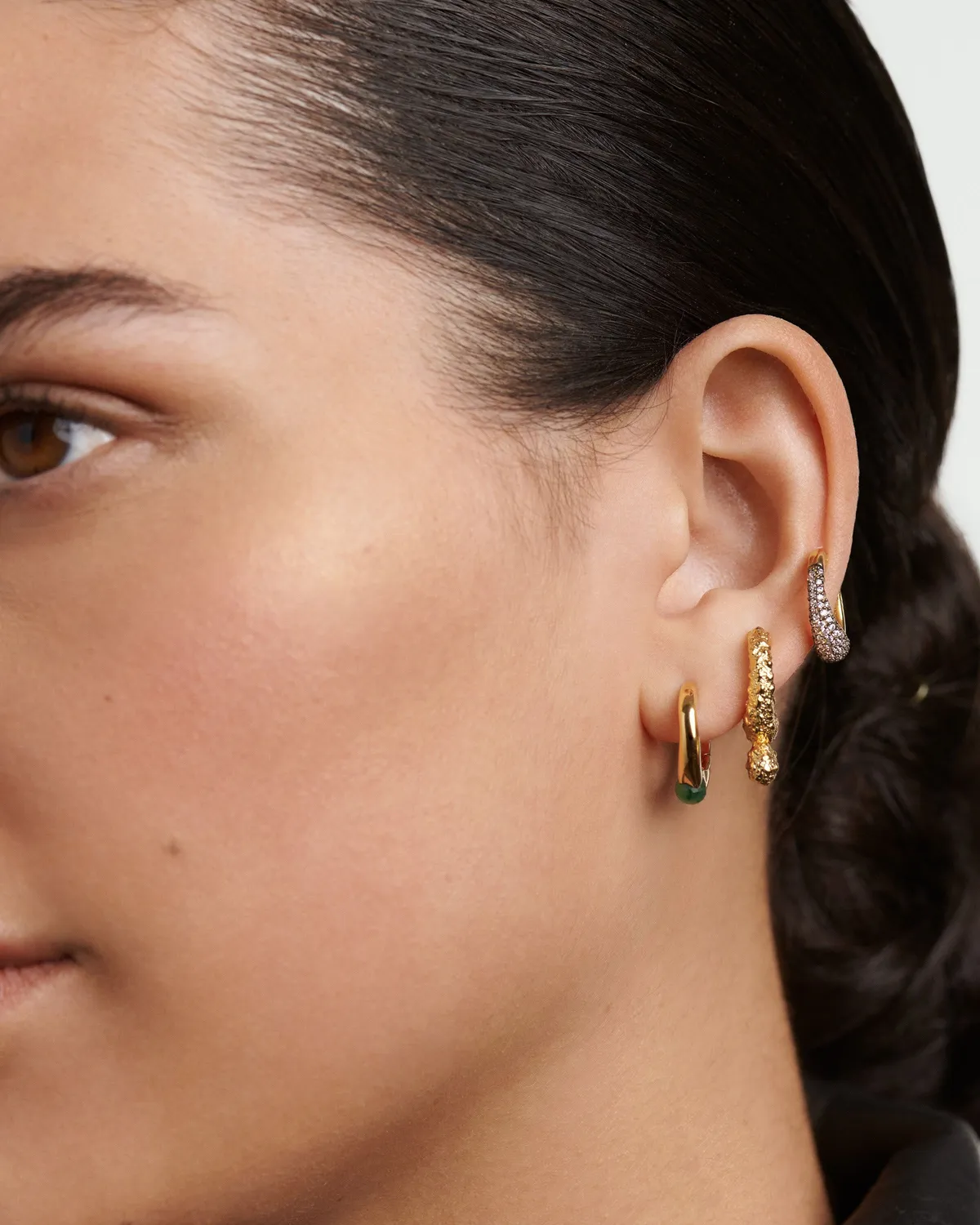 PDPAOLA Duna Pavé créole unitaire zircones 10 mm