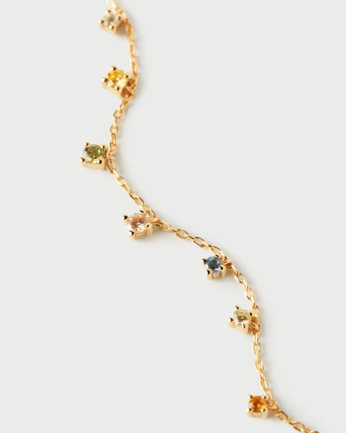 PDPAOLA Rainbow Salsa bracelet argent multicolore