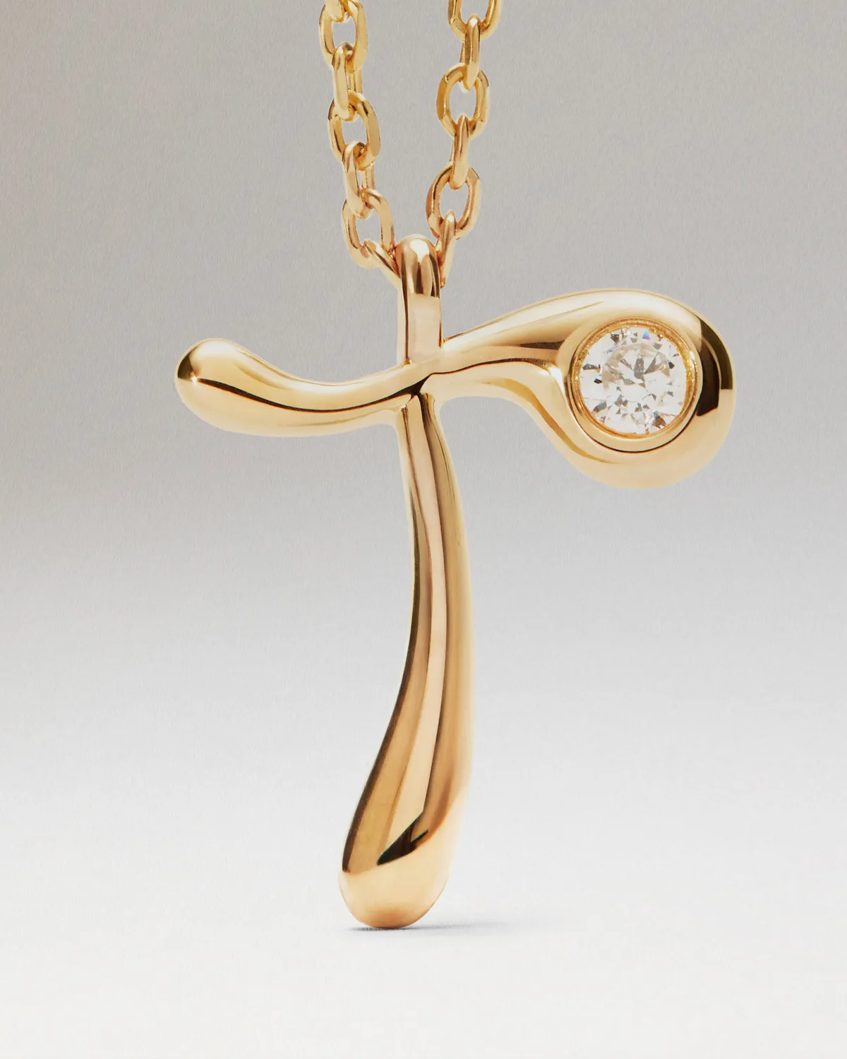 PDPAOLA Initiale T collier lettre doré 40-50 cm