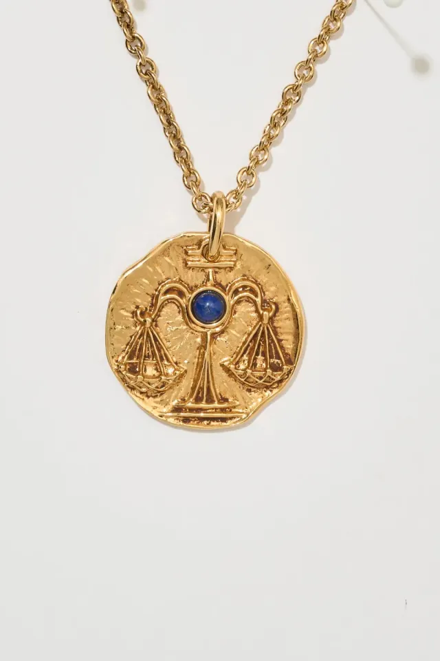 Philippe Ferrandis Astrochic collier médaillon doré