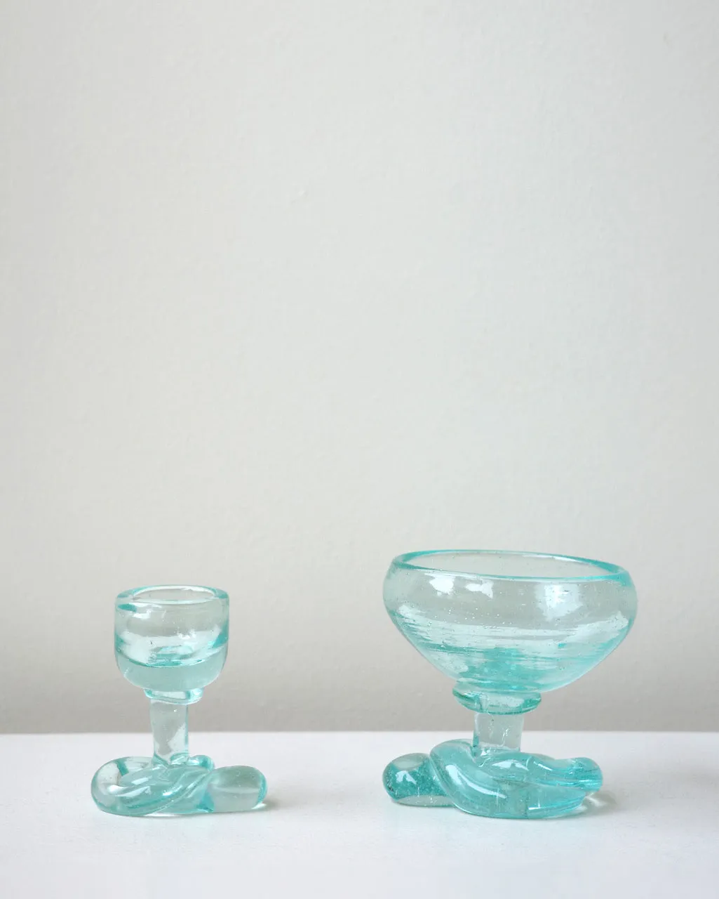 Completedworks Slow Thaw coupe à glace verre recyclé bleu