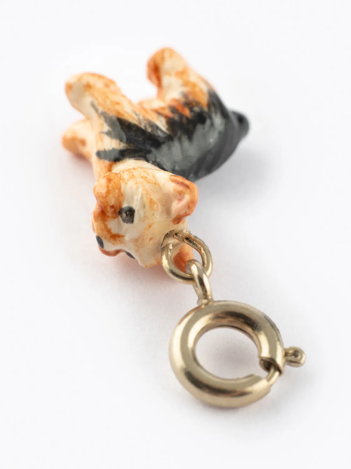 Nach Bijoux chien Yorkshire charm's porcelaine 2,7 cm