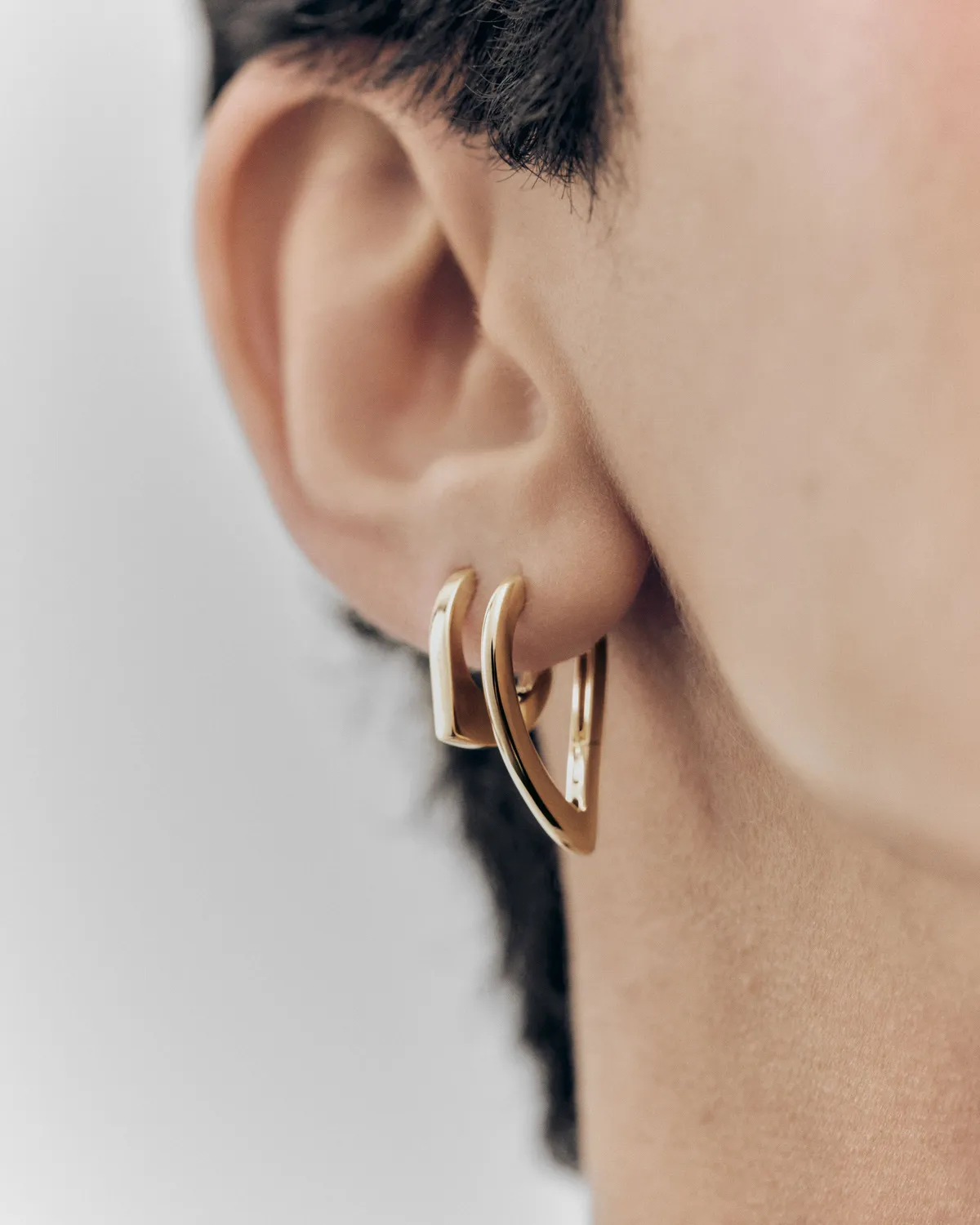 PDPAOLA Vento Mini créoles plaqué or 22 mm