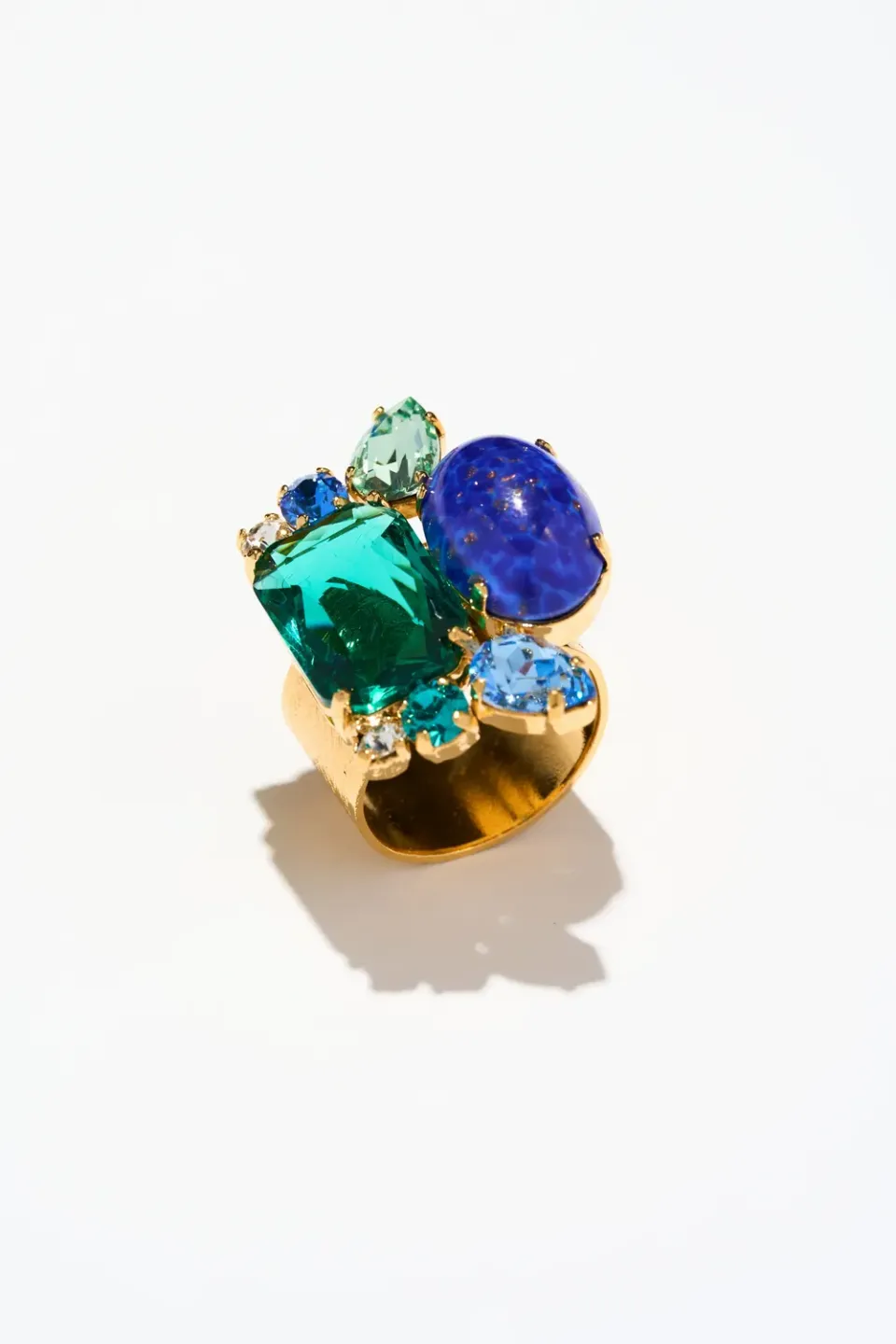 Philippe Ferrandis Castiglione bague ajustable dorée