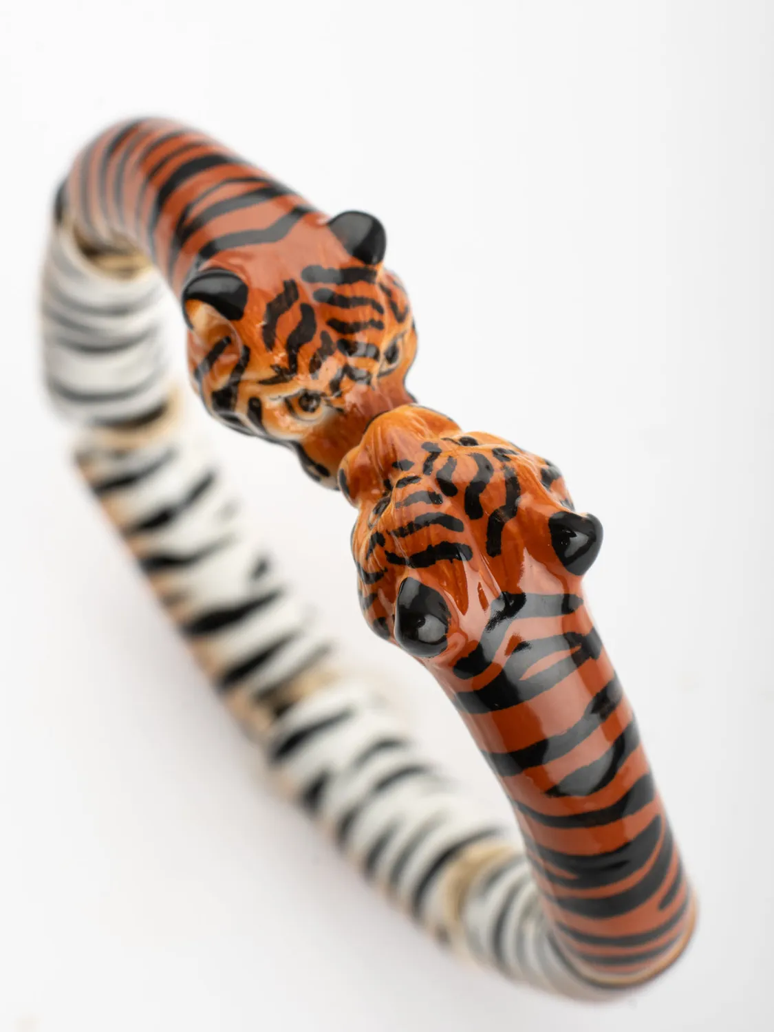 Nach Bijoux bisou tigre bracelet élastique porcelaine