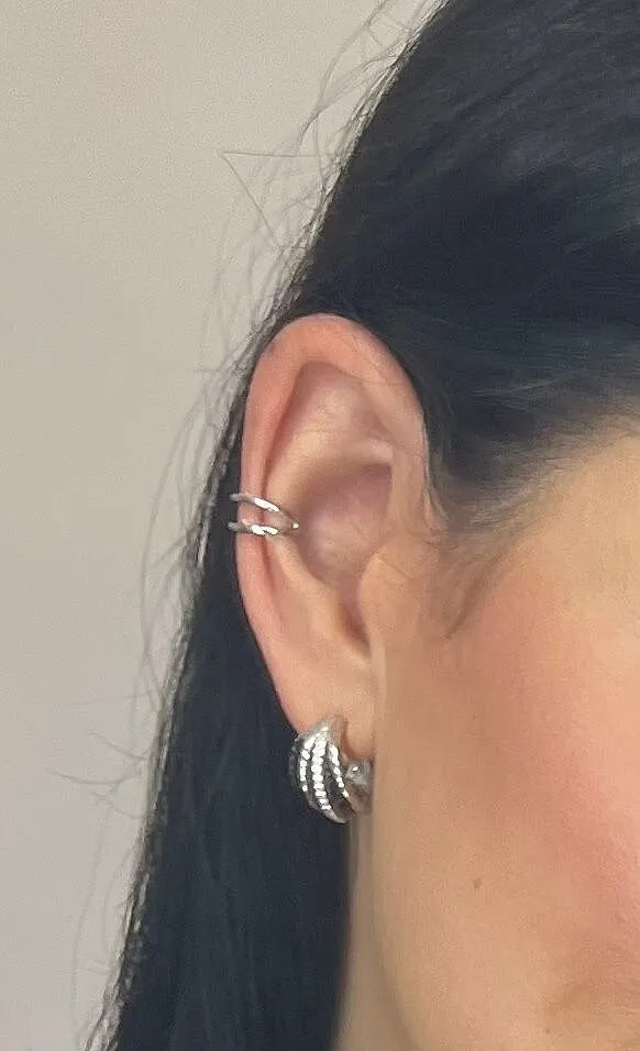 Astrid & Miyu Illusion Essential ear cuff argenté
