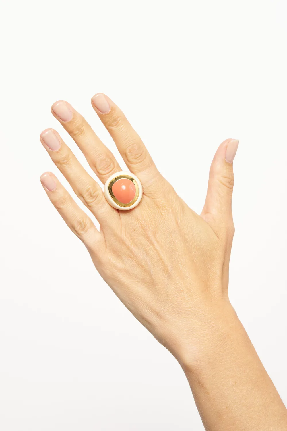 Philippe Ferrandis Riviera bague créateur finition dorée