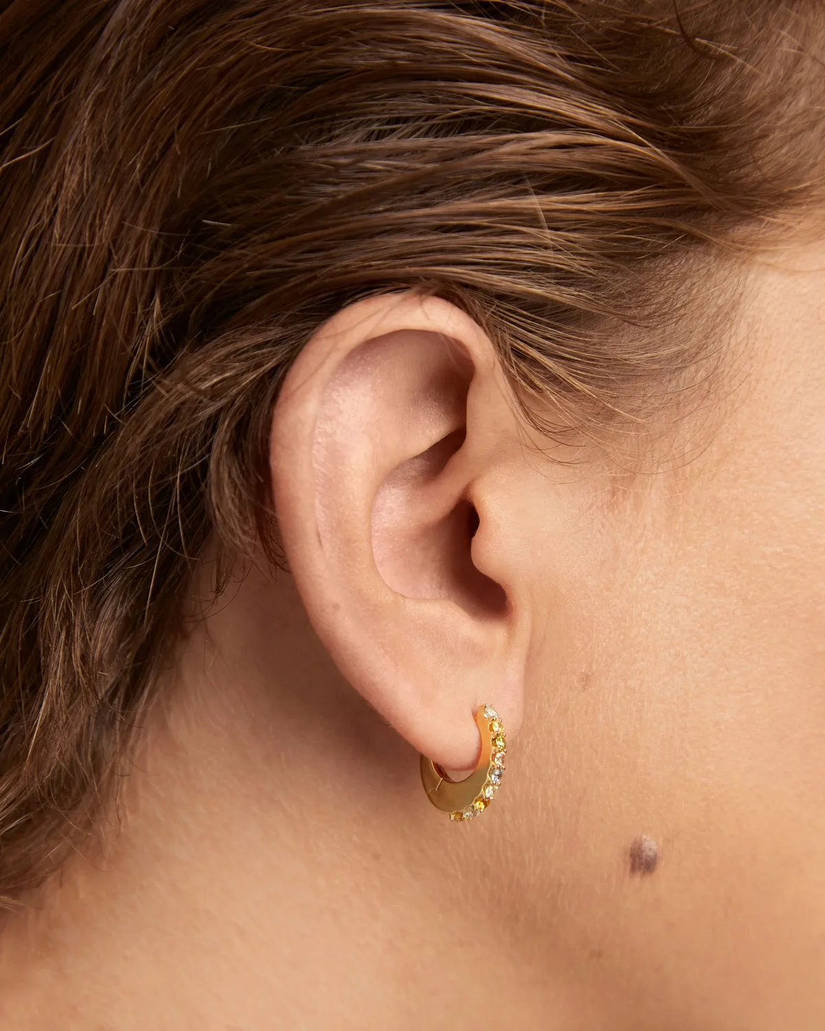 PDPAOLA Vivi créoles multicolores zirconia