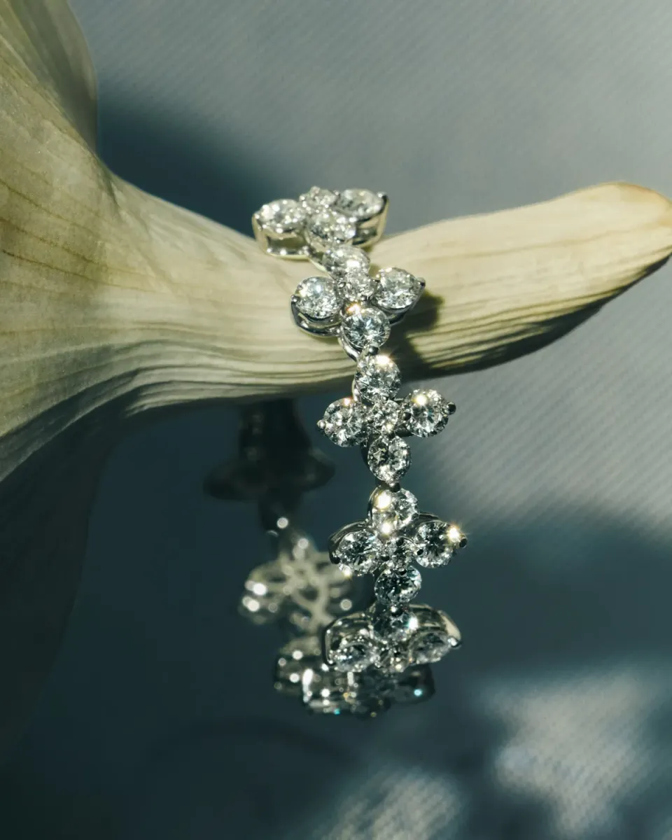 PDPAOLA Maggie bague or blanc diamants