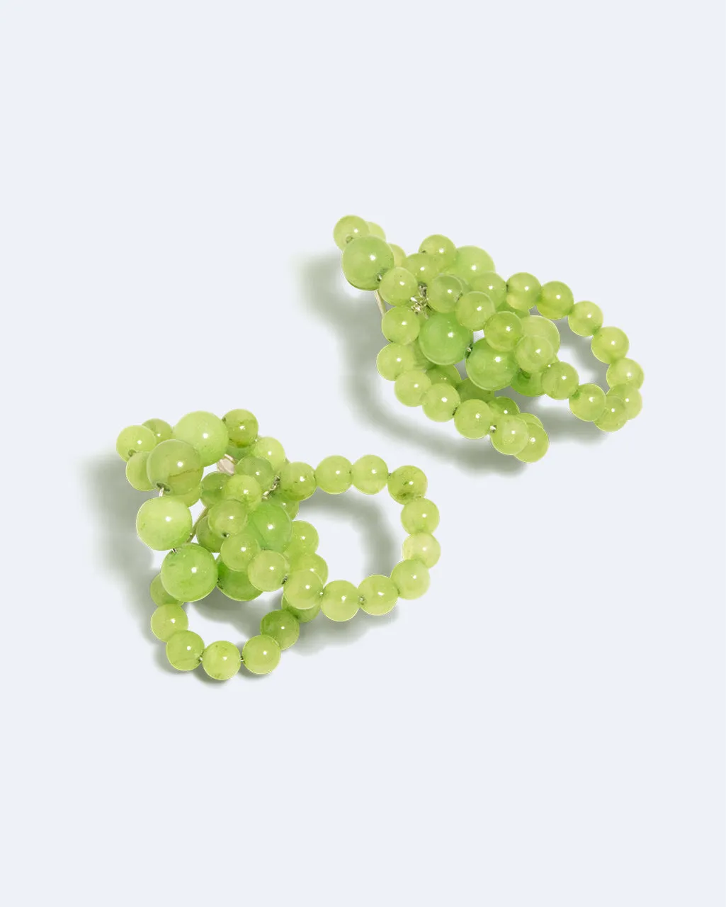 Completedworks Iceberg boucles argent calcite verte