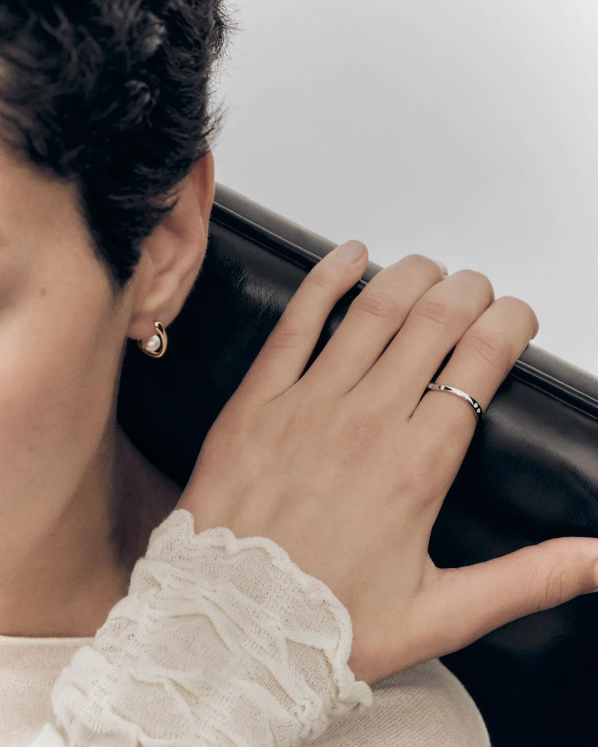 PDPAOLA Air bague zirconia blanche taille 10