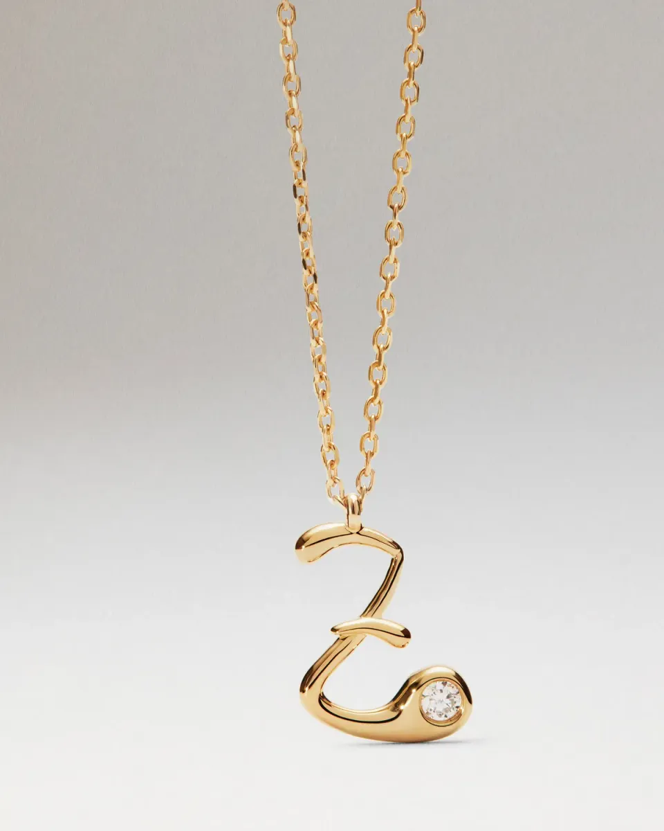 PDPAOLA Initial Z collier lettre doré 40-50 cm