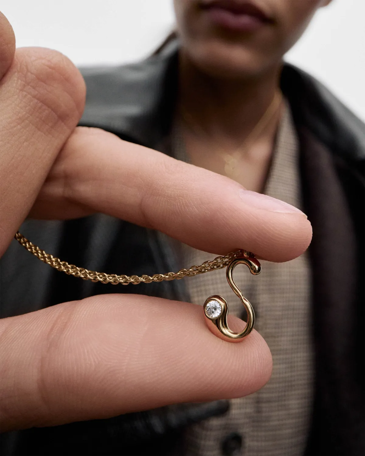 PDPAOLA Initial S collier pendentif doré