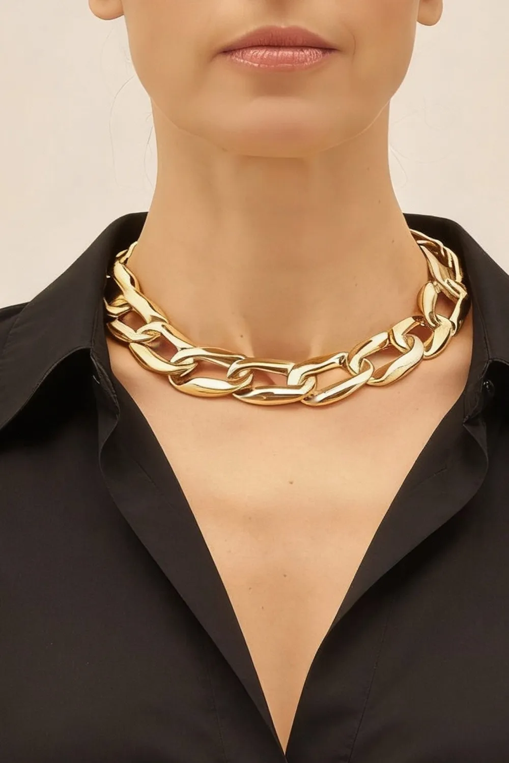 Philippe Ferrandis Essentials New-York collier doré 40 cm