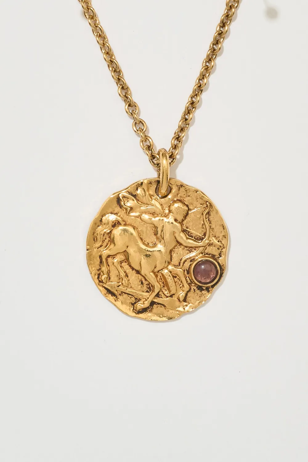 Philippe Ferrandis Astrochic collier médaillon doré