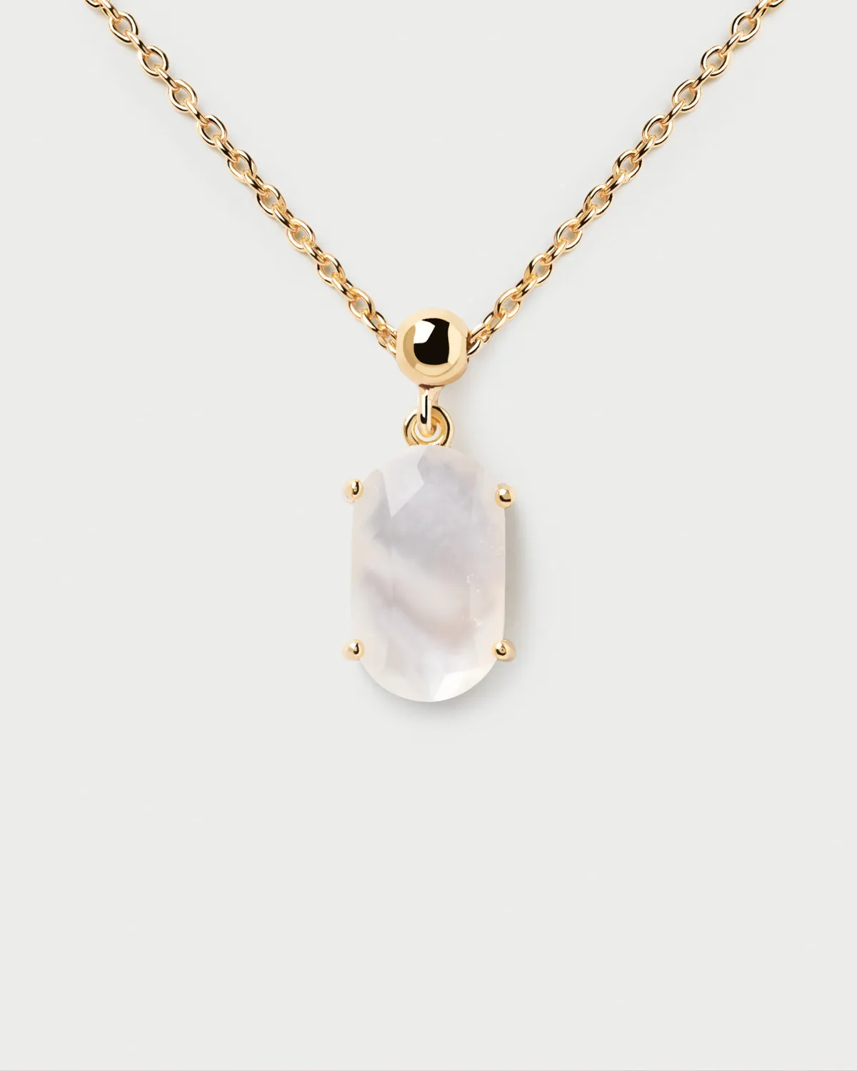 PDPAOLA Intuition Charm breloque nacre blanche
