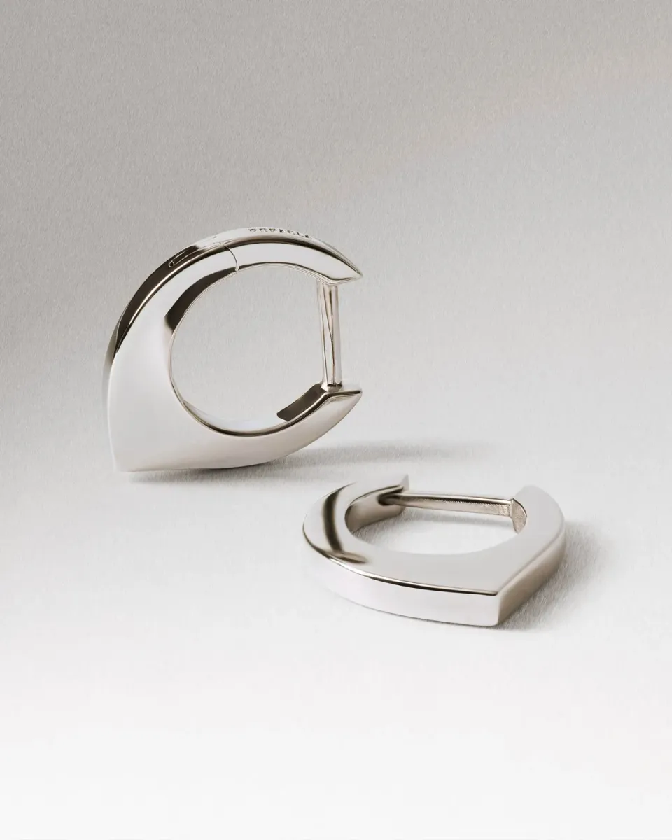 PDPAOLA Oda créoles argent 14,5 mm