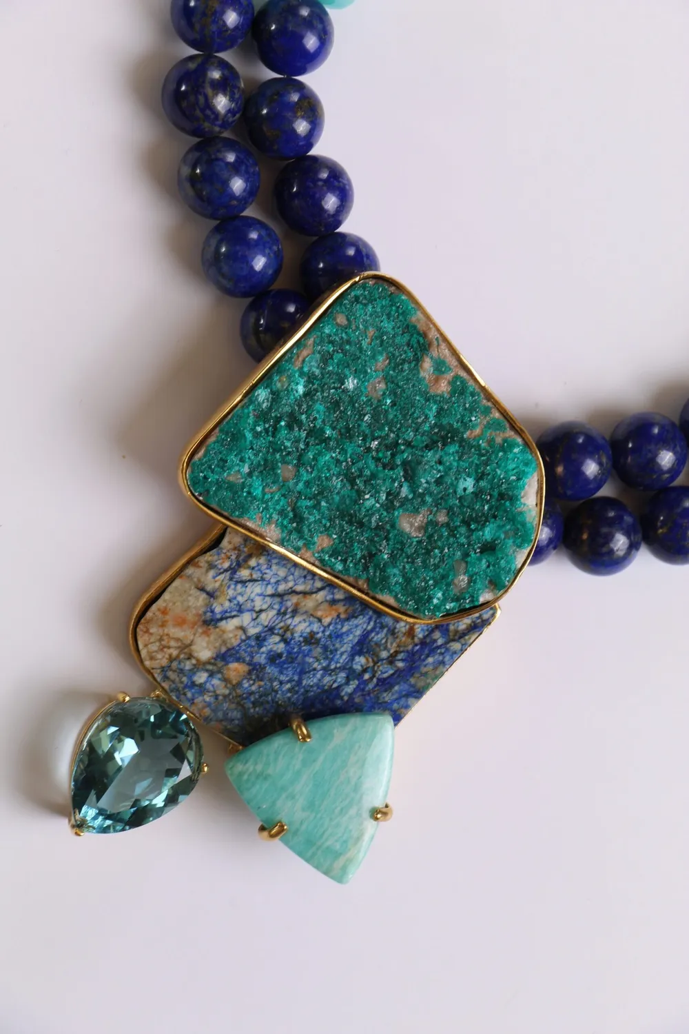Philippe Ferrandis Pièces Uniques collier lapis lazuli pièce unique
