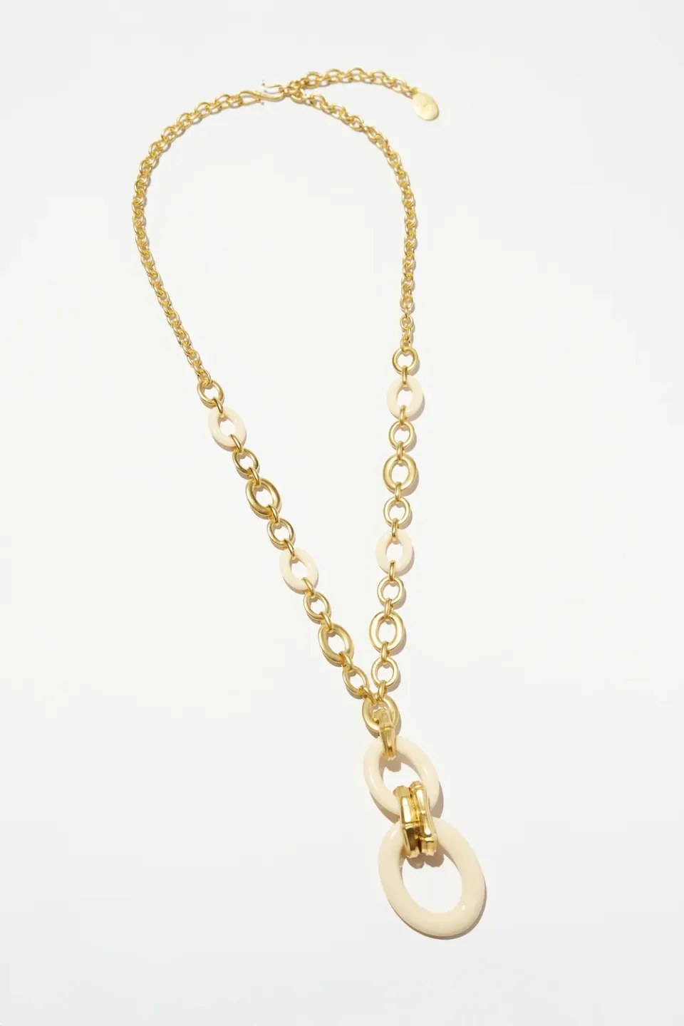 Philippe Ferrandis Bambou sautoir collier long doré