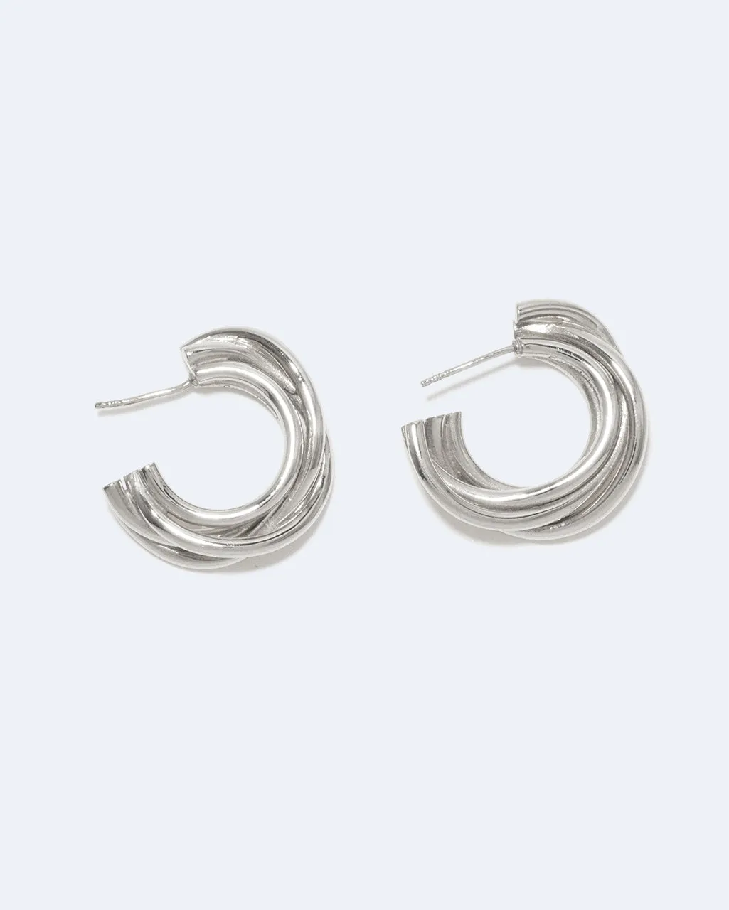 Completedworks Encounter Boucles argent recyclé créoles