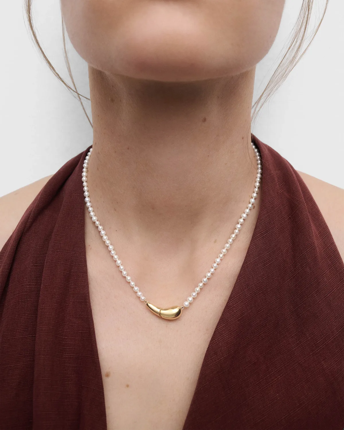 PDPAOLA La Perla Essential collier perle taille M