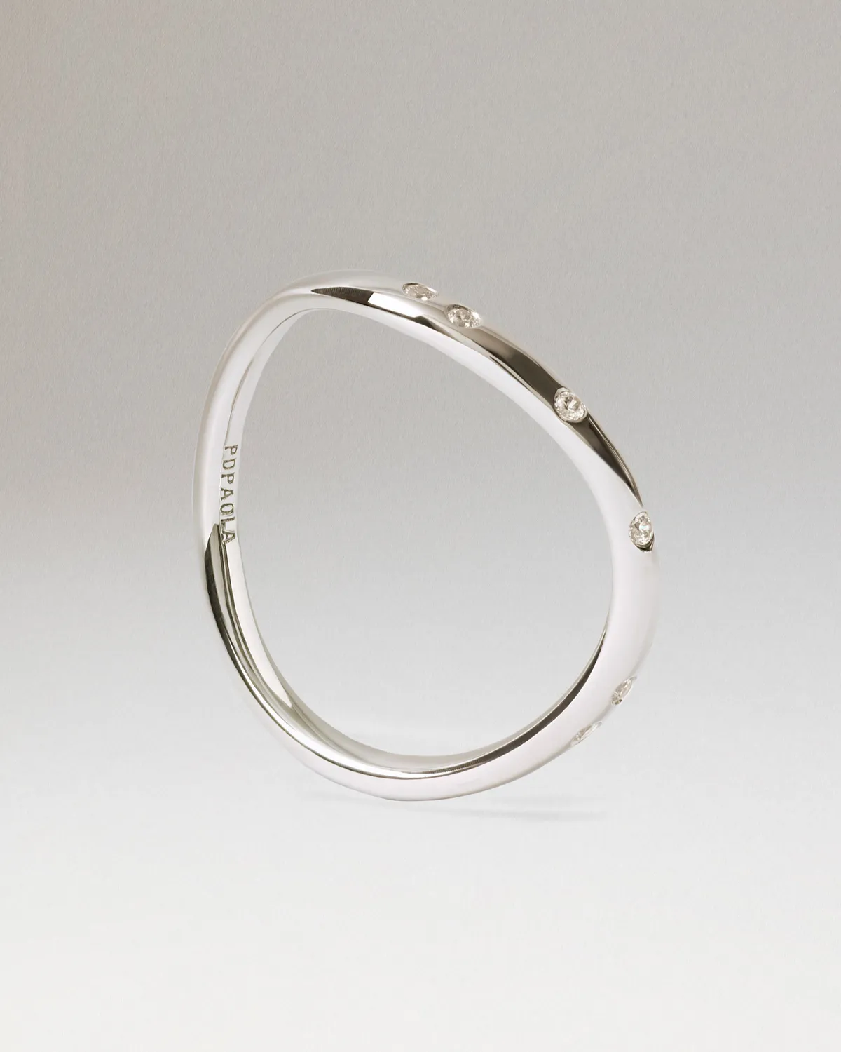 PDPAOLA Air bague zirconia blanche taille 10