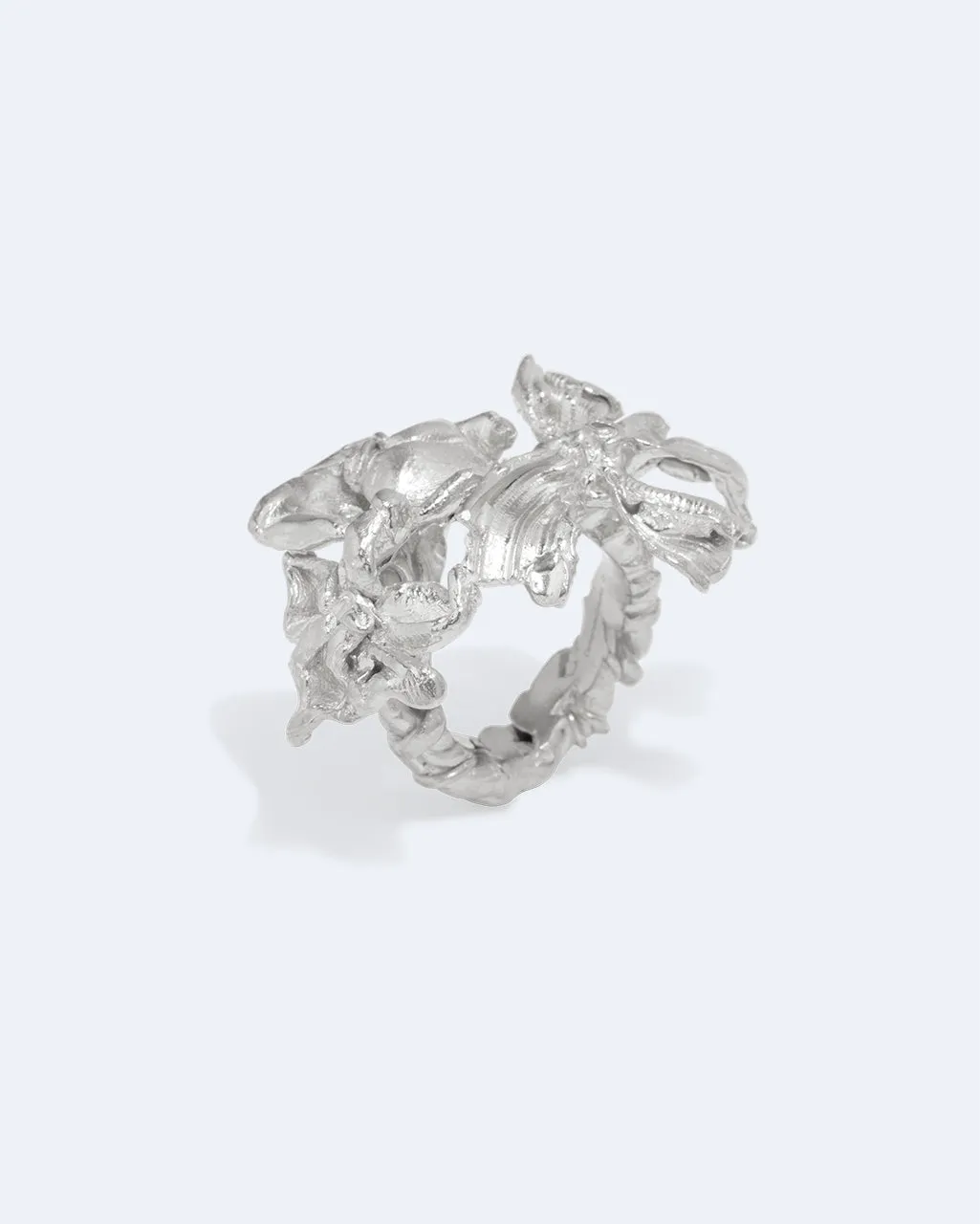 Completedworks In a Perfect World bague argenté spirale