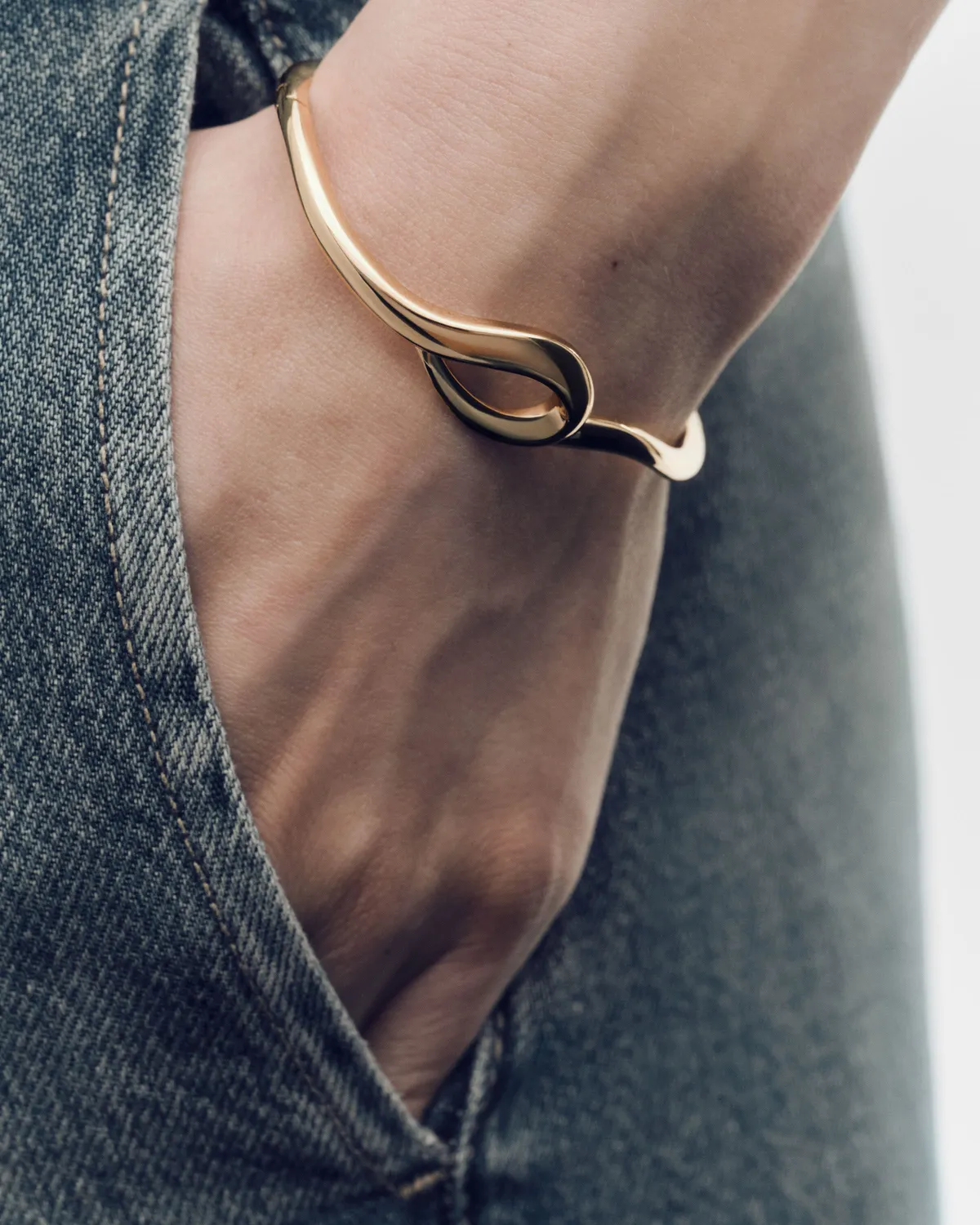 PDPAOLA Brise bracelet doré fin S M